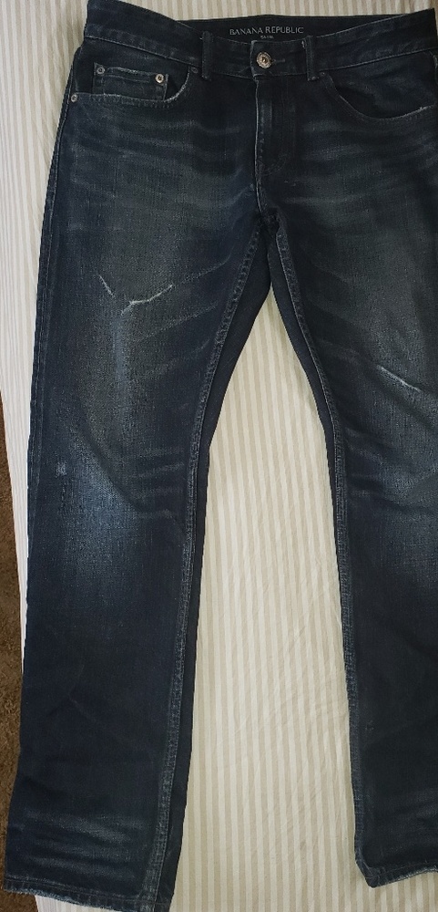 Banana Republic Jean's Rapid Blue32x30 slim